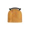 Holland Bar Stool Co 18" Low Back Swivel Vanity Stool, Pewter Finish, Med Oak Seat 41118PWMedOak - alternate 3